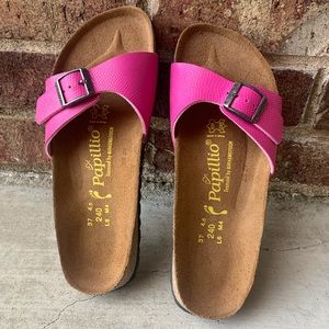 Pink Papillio Madrid Birkenstocks size L6
